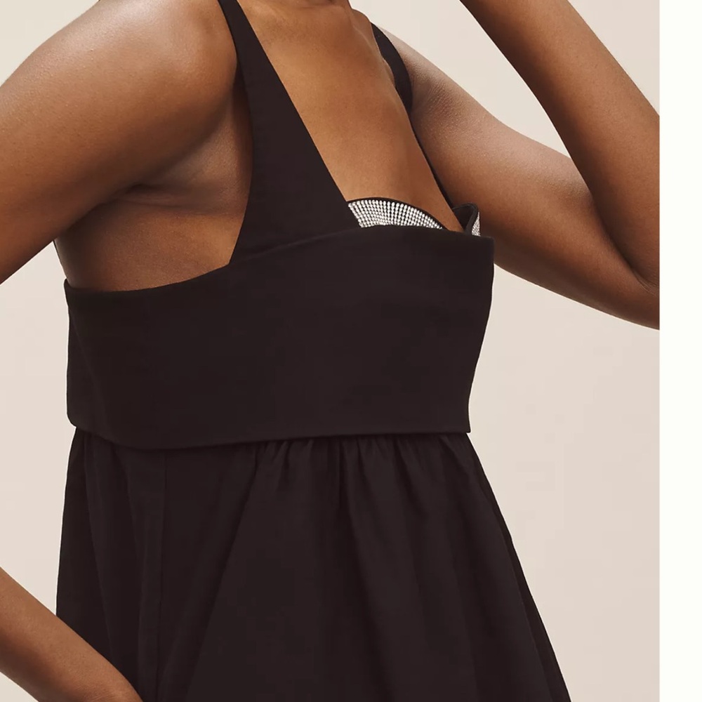 NWT Maeve Peek-A-Boo Square-Neck Empire Top